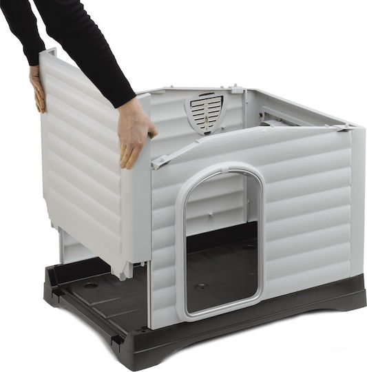 Ferplast Dogvilla Dog House Plastic Outdoor Brown 73x59x53cm