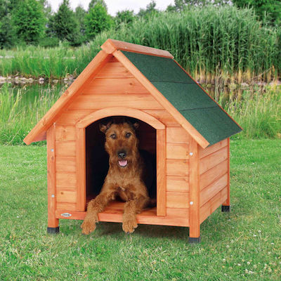 Trixie Cottage Dog Kennel Căsuță pentru Câine Lemn Pentru Exterior Maro 82x88x77cm 39531