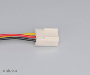 Akasa AK-174BKT-B Ventilator Pentru Carcasă 120mm (1700rpm / 60.7cfm) Fără Iluminare LED și Conexiune 3-Pin