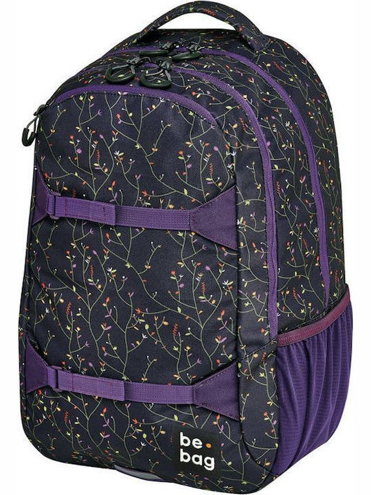 Pelikan Be.Bag Explorer Flower Wall School Bag Backpack Junior High-High School in Black color 27lt