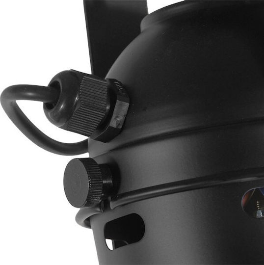 GloboStar Single Spot with Socket E27 in Black Color