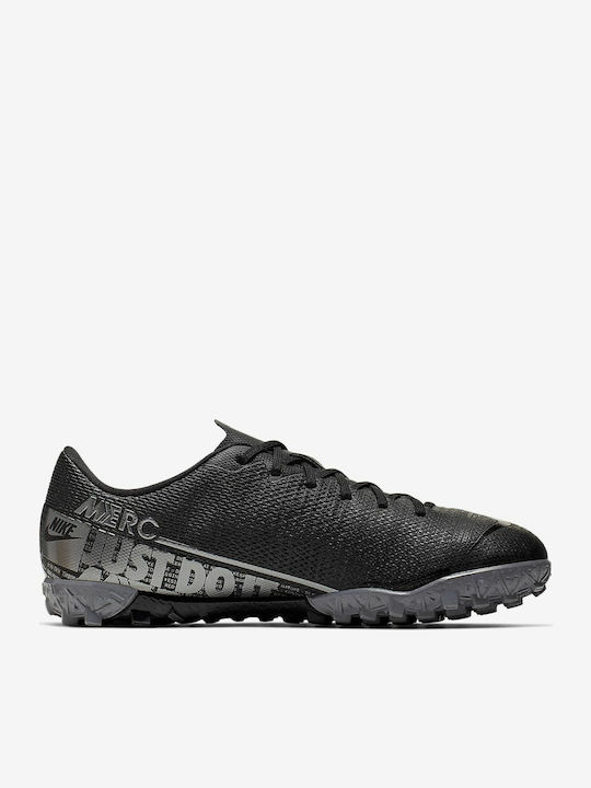 Nike Papuci de fotbal pentru copii Jr Mercurial Vapor 13 Academy TF Negre