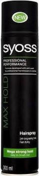 Syoss Max Hold Лак за Много Силно Задържане 300ml