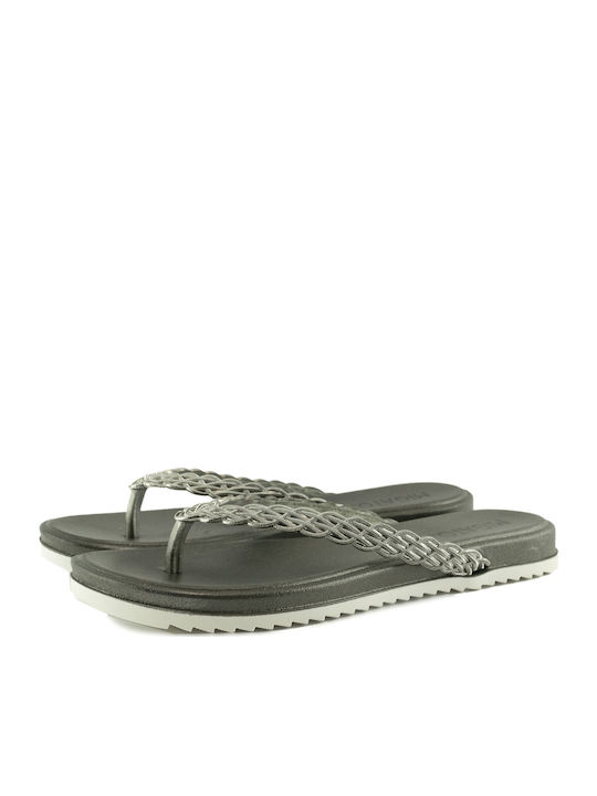 Migato Damen Flache Sandalen in Gray Farbe 92CR-L45