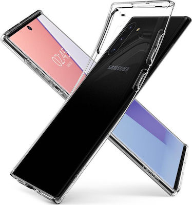 Spigen Liquid Crystal Umschlag Rückseite Silikon Transparent (Galaxy Note 10) 628CS27370