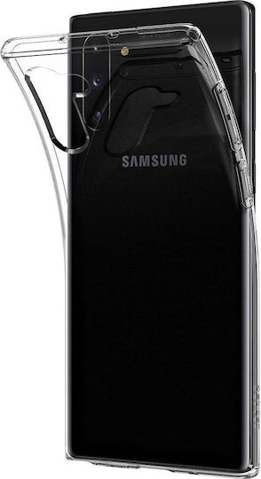 Spigen Liquid Crystal Umschlag Rückseite Silikon Transparent (Galaxy Note 10)