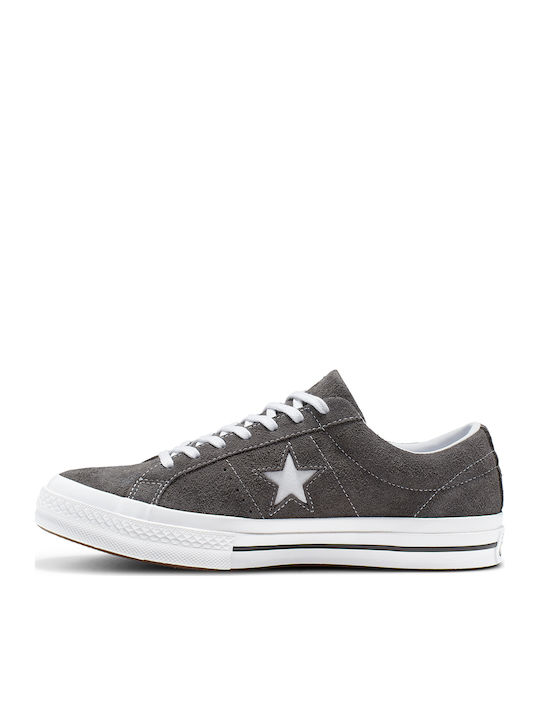 Converse One Star Vintage Suede Γυναικεία Sneakers Γκρι