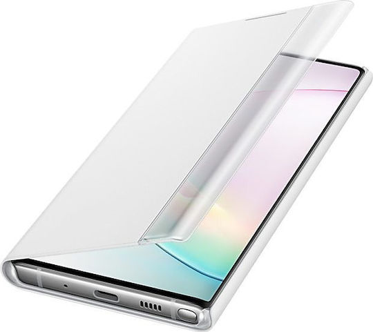 Samsung Book Synthetic Leather / Plastic White (Galaxy Note 10)
