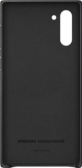 Samsung Leather Cover Back Cover Leather Black (Galaxy Note 10)