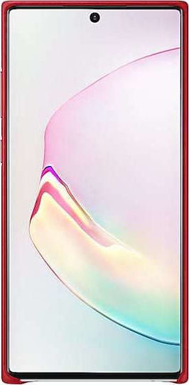 Samsung Leather Cover Back Cover Δερμάτινο Κόκκινο (Galaxy Note 10+)