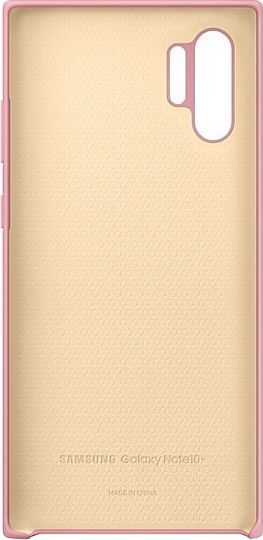 Samsung Silicone Cover Umschlag Rückseite Silikon Rosa (Galaxy Note 10+)