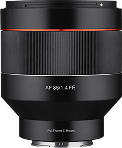 Samyang Full Frame Camera Lens 85mm f/1.4 FE Telephoto for Sony E Mount Black