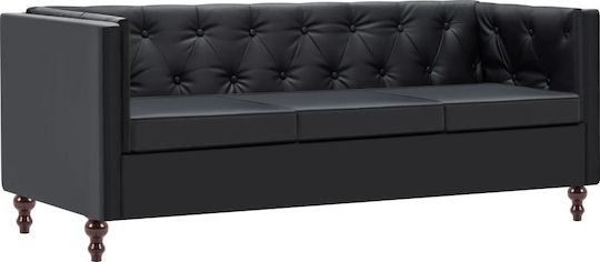 Chesterfield Τριθέσιος από Δερματίνη 176x68x70εκ. Chesterfield Τριθέσιος από Δερματίνη 176x68x70εκ.