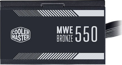 CoolerMaster MWE 550 Bronze rev. 2.0 550W Τροφοδοτικό Υπολογιστή Full Wired 80 Plus Bronze