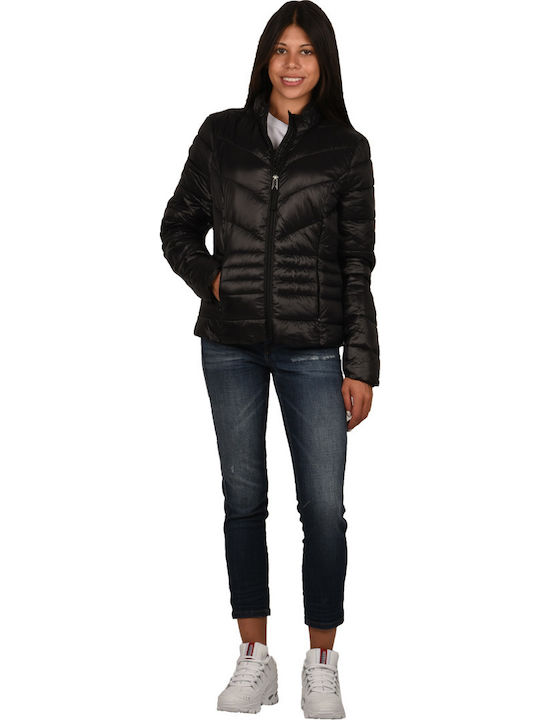 Vero Moda Women's Short Puffer Jacket for Winter Black