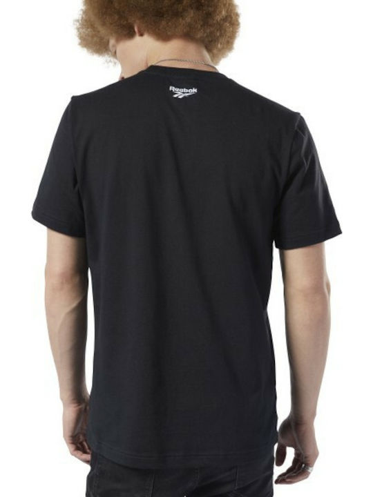 Reebok Classics International Doner T-shirt Bărbătesc cu Mânecă Scurtă Negru