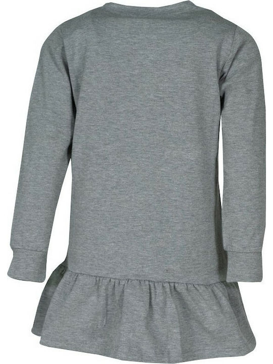 Εβίτα Kids Set with Leggings Winter 2pcs Gray Σετ Κολάν Με Μπλουζοφόρεμα