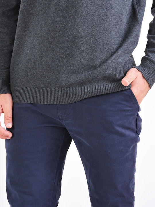 Trousers Chino in Loose Fit Navy Blue