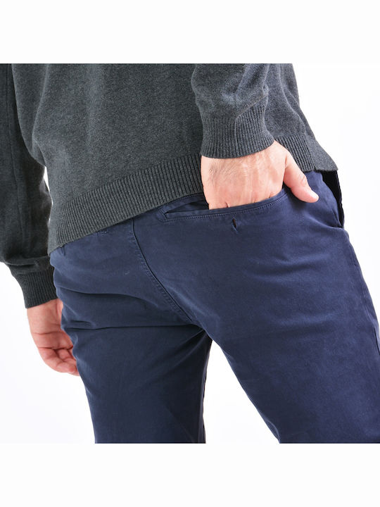 Trousers Chino in Loose Fit Navy Blue