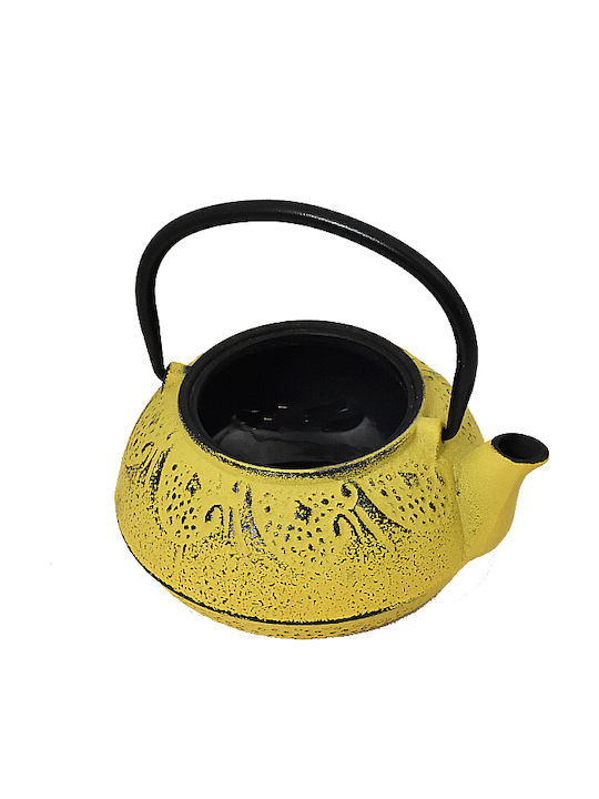 Τσαγιέρα με Φίλτρο Μαντεμένια Yellow 600ml