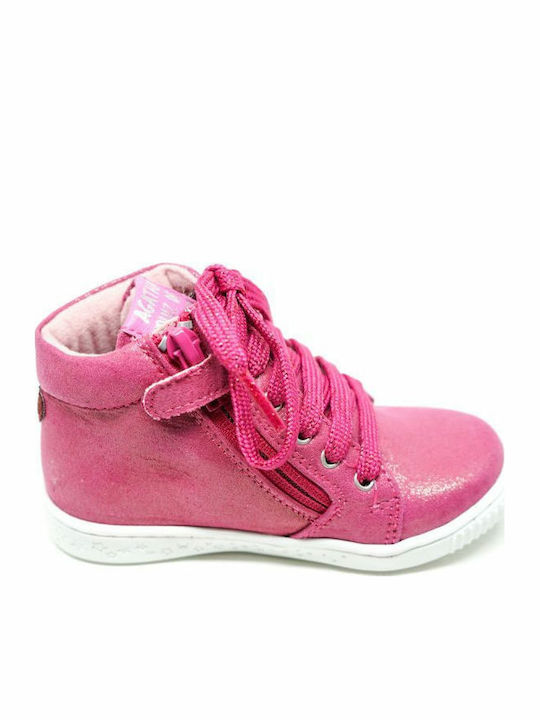 191945 Kids Sneakers High Fuchsia