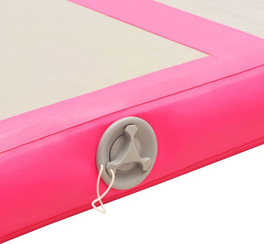 vidaXL AirTrack Saltea Echipamente Fitness Roz (600x100x10cm)
