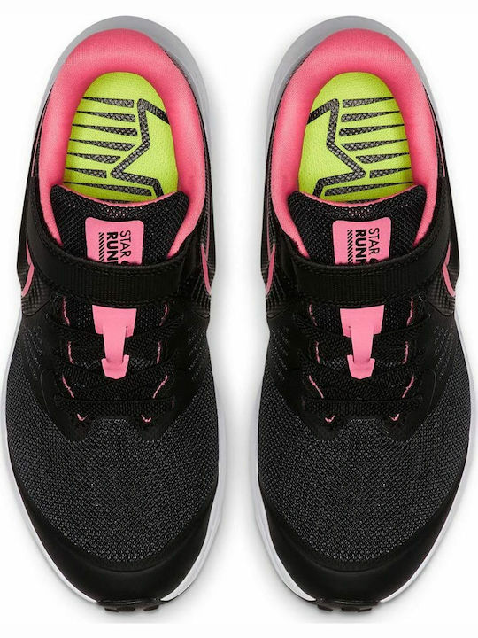Stern Läufer Star Runner 2 Kinder Sportschuhe Laufen mit Bügel- und Schleifenverschluss Black / Sunset Pulse / White