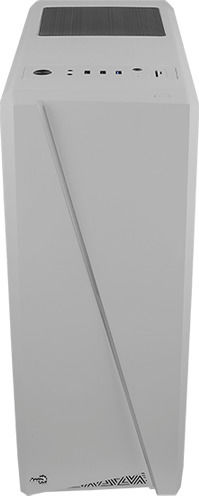 Aerocool Cylon Gaming Midi Tower Κουτί Υπολογιστή με Πλαϊνό Παράθυρο και RGB Φωτισμό Λευκό