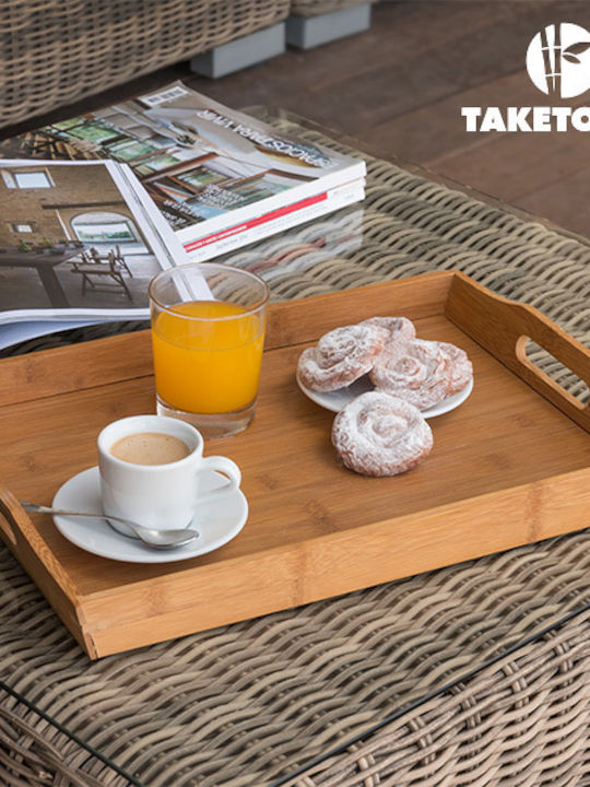 TakeTokio Bamboo Δίσκος Σερβιρίσματος 43x29x5cm