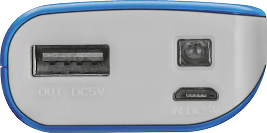 Trust Primo Power Bank 4400mAh mit USB-A Anschluss Blau