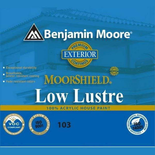 Benjamin Moore 103 Moorshield Plastik Farbe für Äußeres Verwendung Weiß 1Es