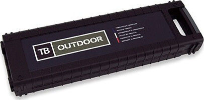 TB Outdoor The Commandeur Cuțit Negru Cu Husă Din Piele