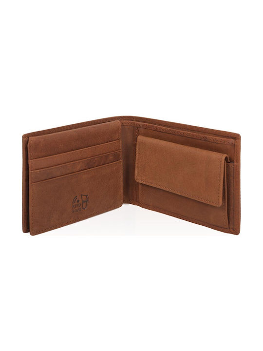 Beverly Hills Polo Club Men's Leather Wallet Tabac Brown