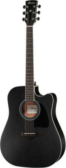 Ibanez Ηλεκτροακουστική Κιθάρα AW84CE-WK Cutaway Black