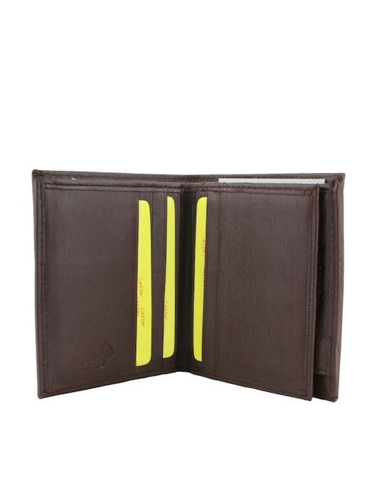 Leder Herrenbrieftasche mit RFID Braun