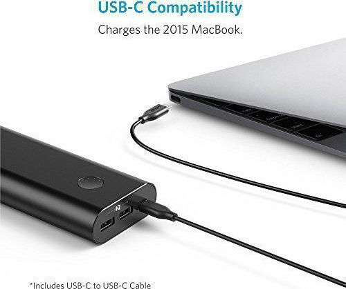 Anker PowerCore+ 20100mAh με 2 Θύρες USB-A και Θύρα USB-C Μαύρο