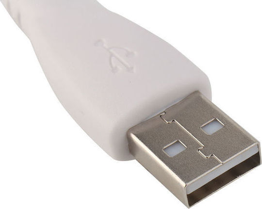 BlackView Regular USB 2.0 spre micro USB Cablu Alb 1.2m 1buc
