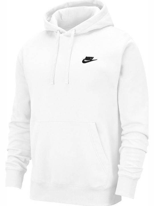 Club Sweatshirt mit Kapuze Weiß