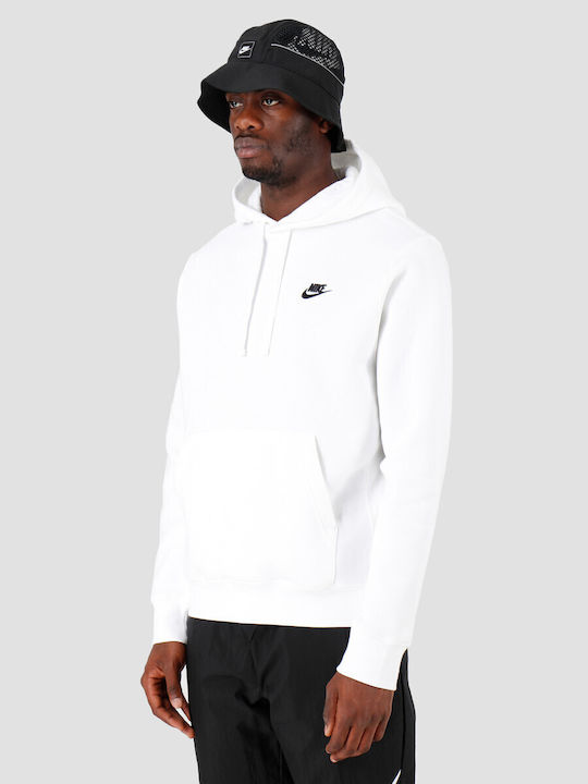 Club Sweatshirt mit Kapuze Weiß