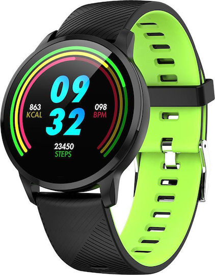 Colmi CS16 Smartwatch με Παλμογράφο (Μαύρο)