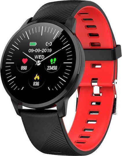 Colmi CS16 Smartwatch με Παλμογράφο (Μαύρο)