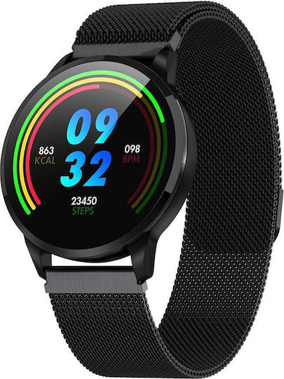 Colmi CS16 Smartwatch με Παλμογράφο (Μαύρο)