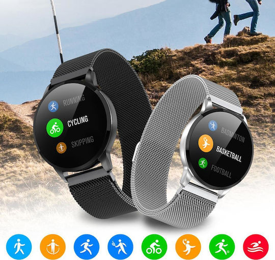 Colmi CS16 Smartwatch με Παλμογράφο (Μαύρο)