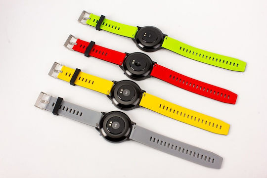 Colmi CS16 Smartwatch με Παλμογράφο (Μαύρο)
