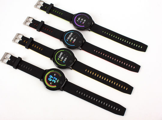 Colmi CS16 Smartwatch με Παλμογράφο (Μαύρο)