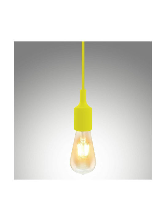 Pendant Light Yellow with Socket E27