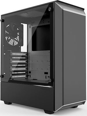 Phanteks Eclipse P300 Tempered Glass Midi Tower Компютърна кутия със странично прозорче Special Edition White