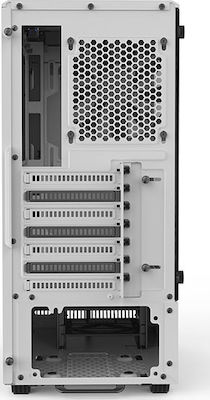 Phanteks Eclipse P300 Tempered Glass Midi Tower Κουτί Υπολογιστή με Πλαϊνό Παράθυρο Λευκό