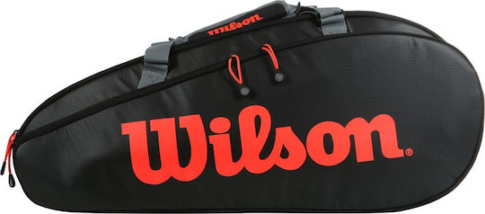 Wilson Tour 3 Comp Clash Τσάντα Ώμου / Χειρός Τένις 12 Ρακετών Μαύρη