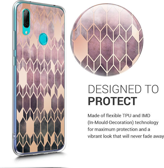 KWmobile Glory Back Cover Silicone Rose Gold (Huawei Y7 2019 / Y7 Prime 2019)